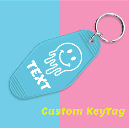 Blank Motel UV Printing Plastic Hot Stamp Key Chains Glitter Acrylic Motel Keychain Custom Design Keyring Hotel Keychains