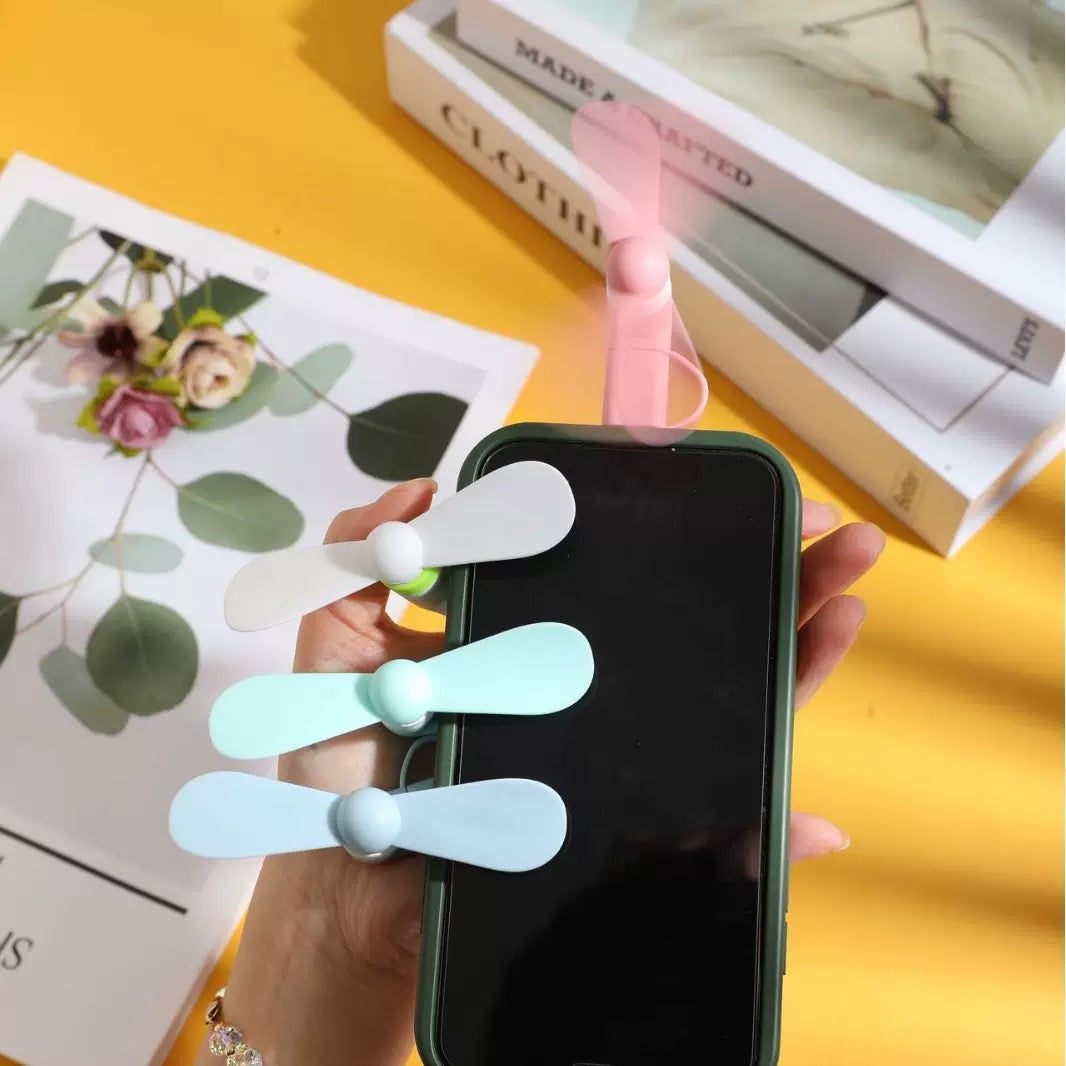 Custom Handheld Mini Fan Clip on Phone & Laptop