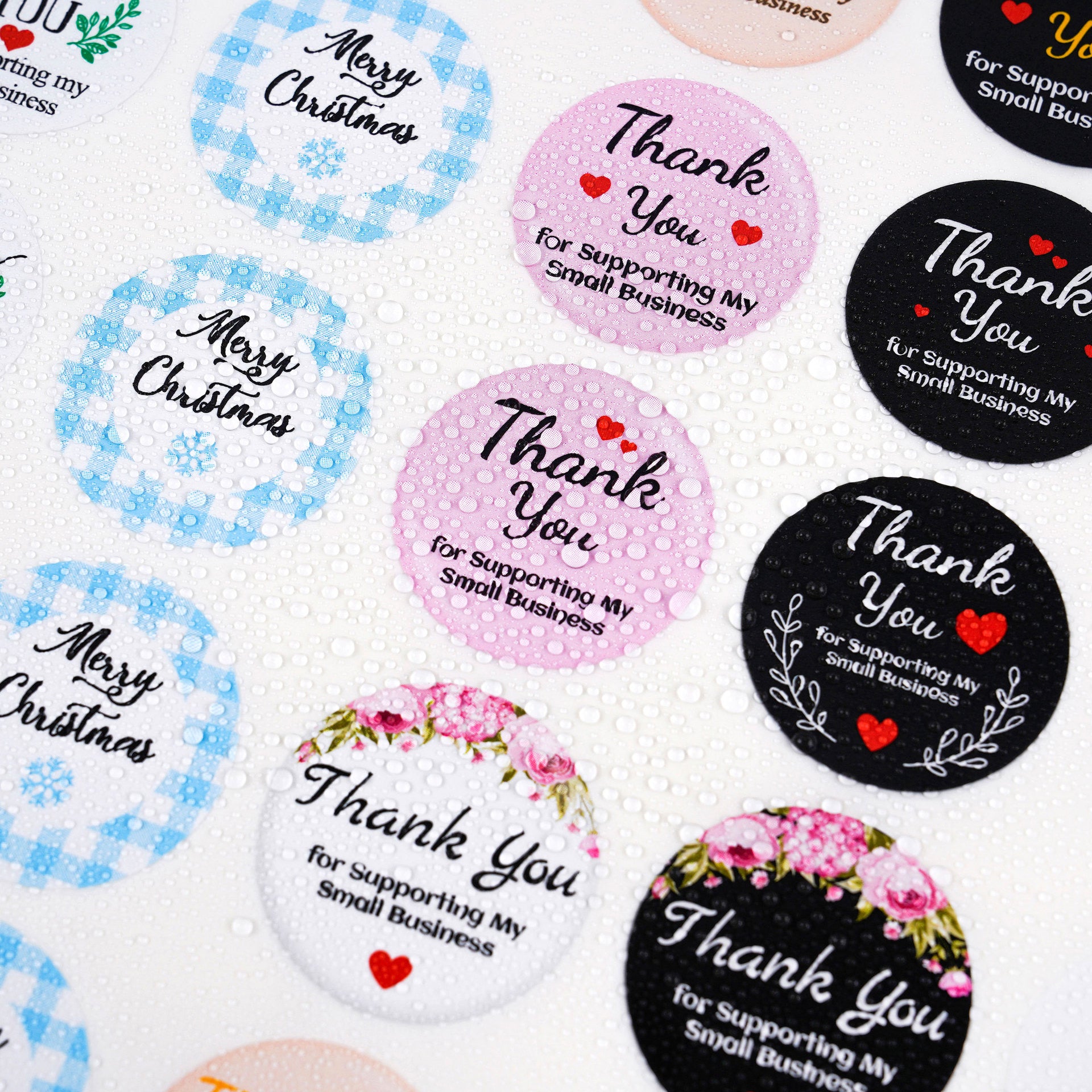 Custom Decorative Sticker Personalized Clear Sticker Sheets Kiss Cut Logo Stickers