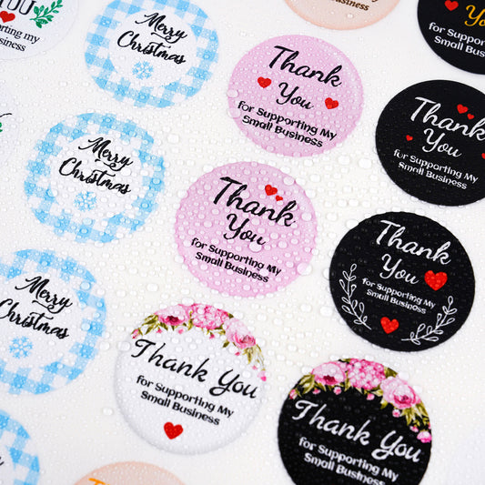 Custom Decorative Sticker Personalized Clear Sticker Sheets Kiss Cut Logo Stickers