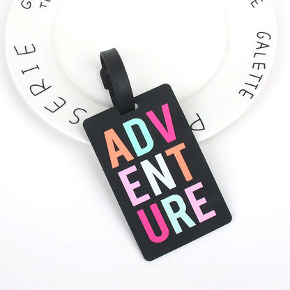 Custom Tag Luggage Bag Luggage Rubber PVC Travel Luggage Tags Labels Holders