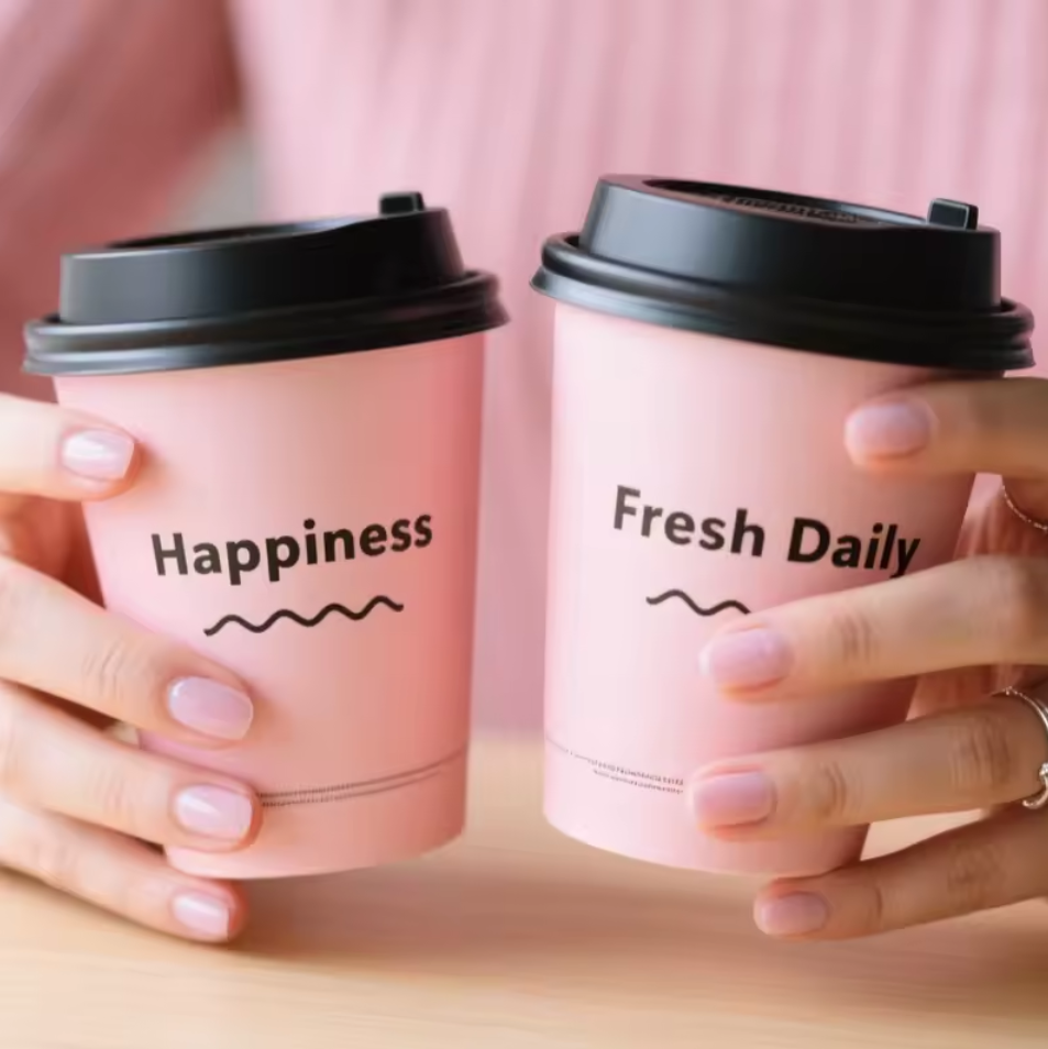 Custom Paper Cup With Lid