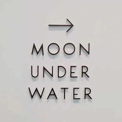 Custom 3D Crystal Metal Sign - Without Backlit Light