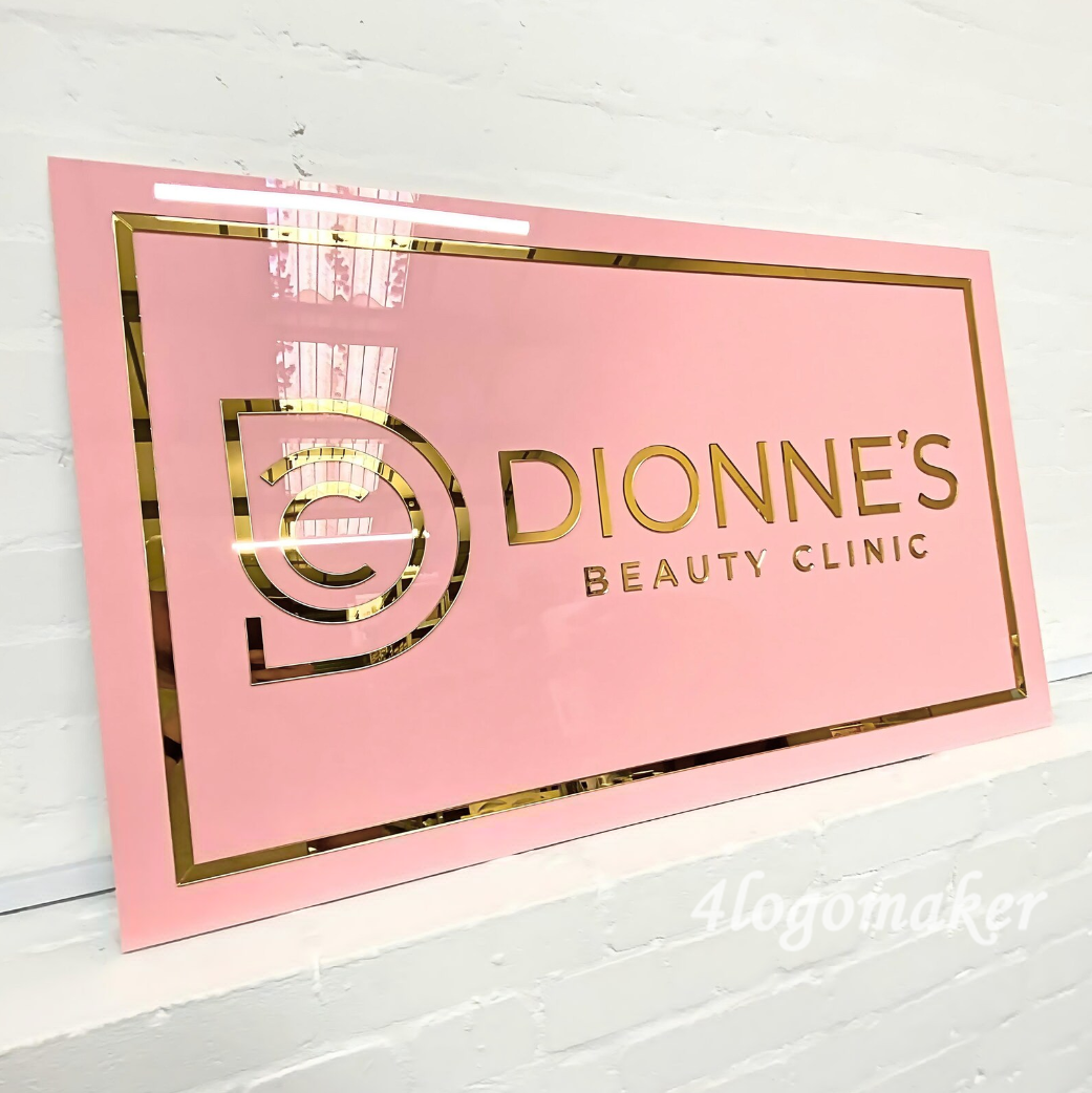 Acrylic Sign |Custom Backlit Sign | Acrylic Letter|Custom Backlit Acrylic Sign|Led Letter Sign|Wall Logo Sign|SPA Studio Sign|Business Sign