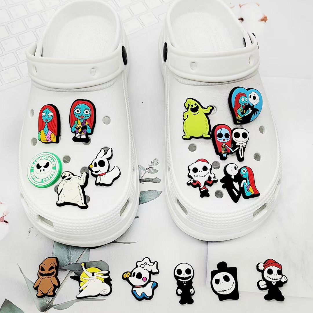 Wholesale Shoe Charms Cartoon Movie Character 2024 Shoe Decoration PVC Custom Clog Cartoon Shoe Charms for DIY