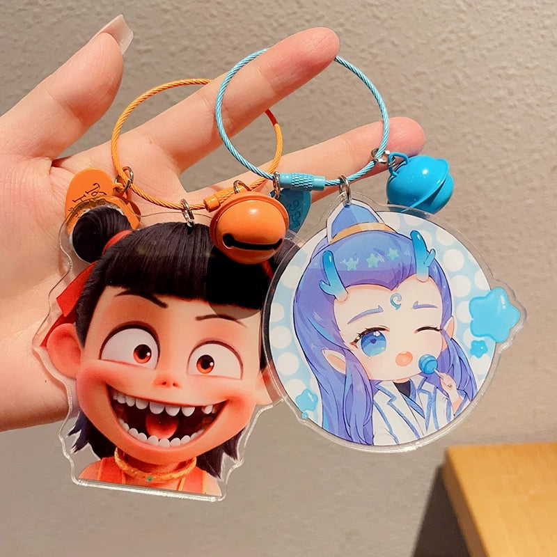 Nezha 2 The Devil Boy Makes Trouble in the Sea trendy toy homemade backpack keychain pendant gift collection for friends