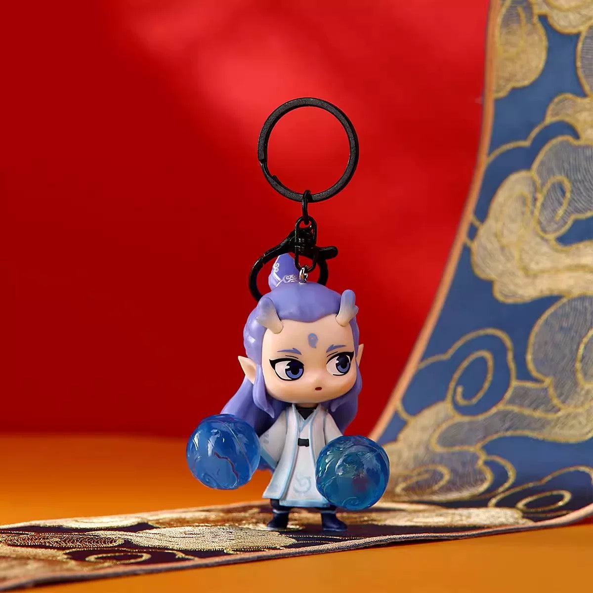 2025 New Nezha 2 Demon PVC Keychain Durable Plastic Naohai Series Cartoon Anime Gift Backpack Peripheral Pendant