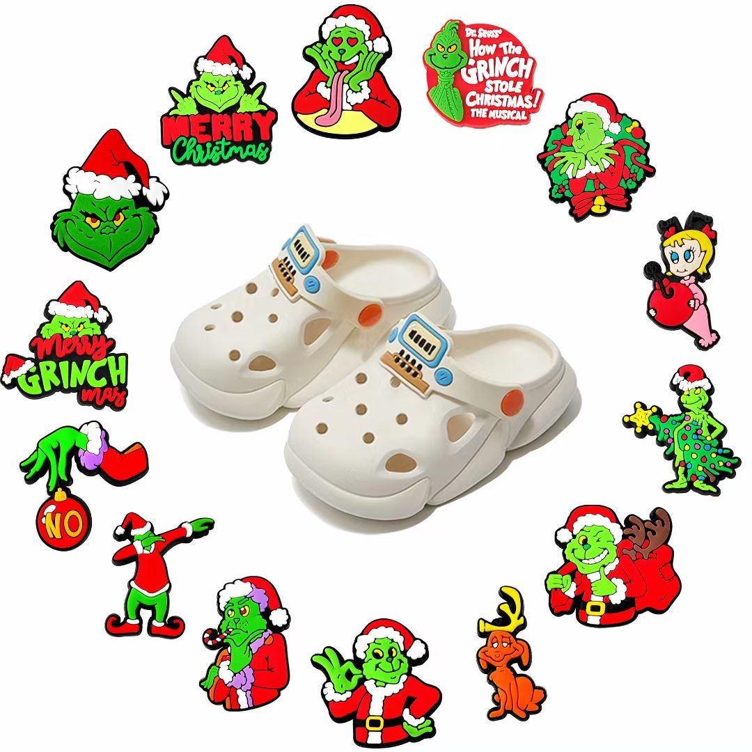 Factory Price DIY Custom Triceratops PVC Light up Clog Accessories Shoes Fluorescent LED Clog Shoe Charms