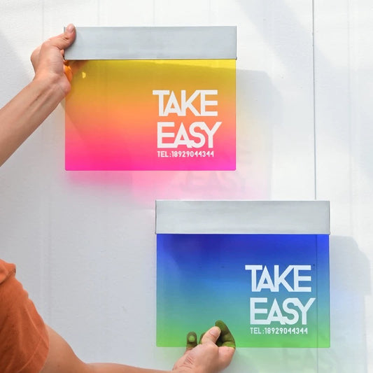 Custom Gradient Acrylic Display For Business