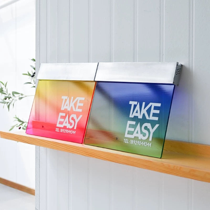Custom Gradient Acrylic Display For Business