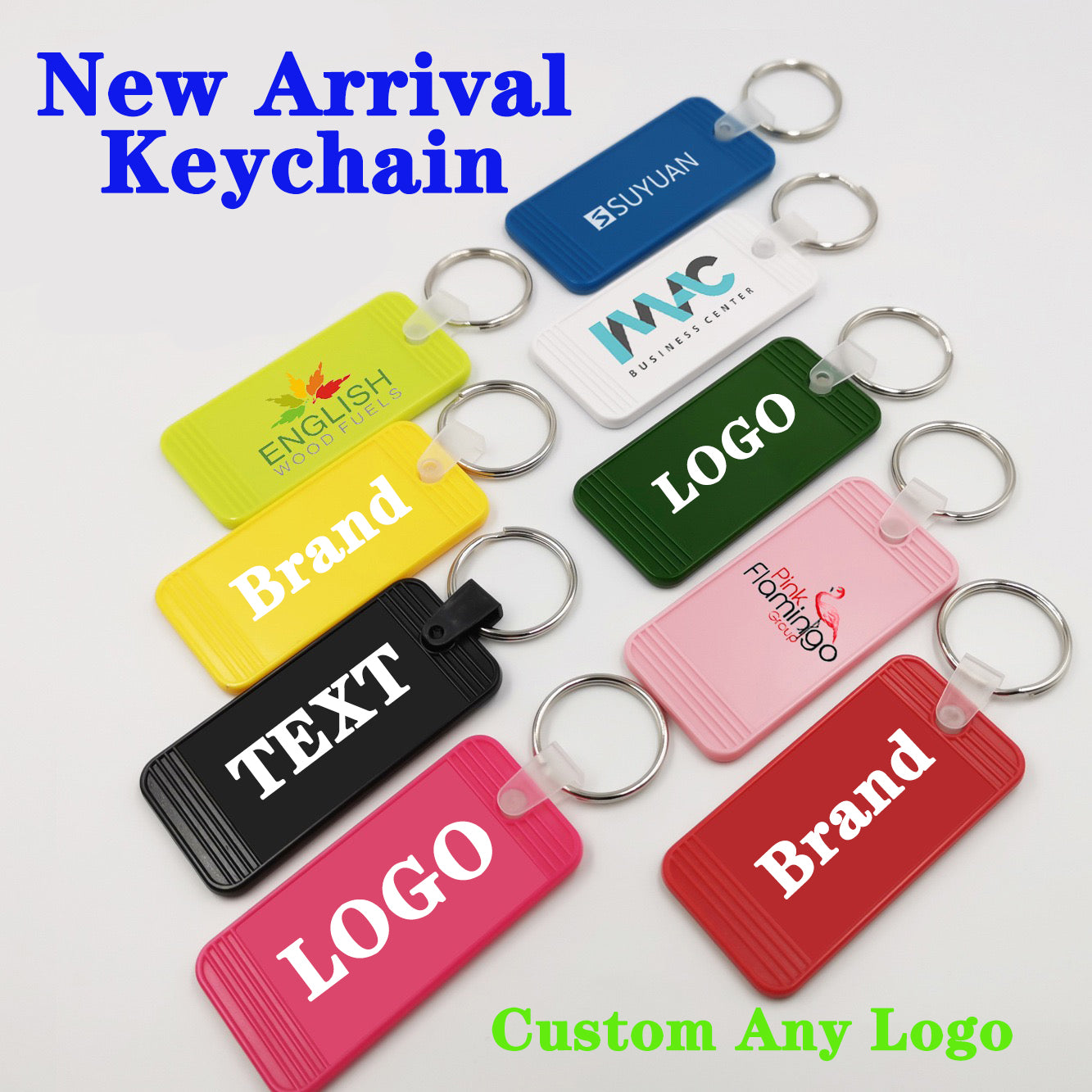 Personalised Rectangle Keyrings | Promo Corporate Gifts