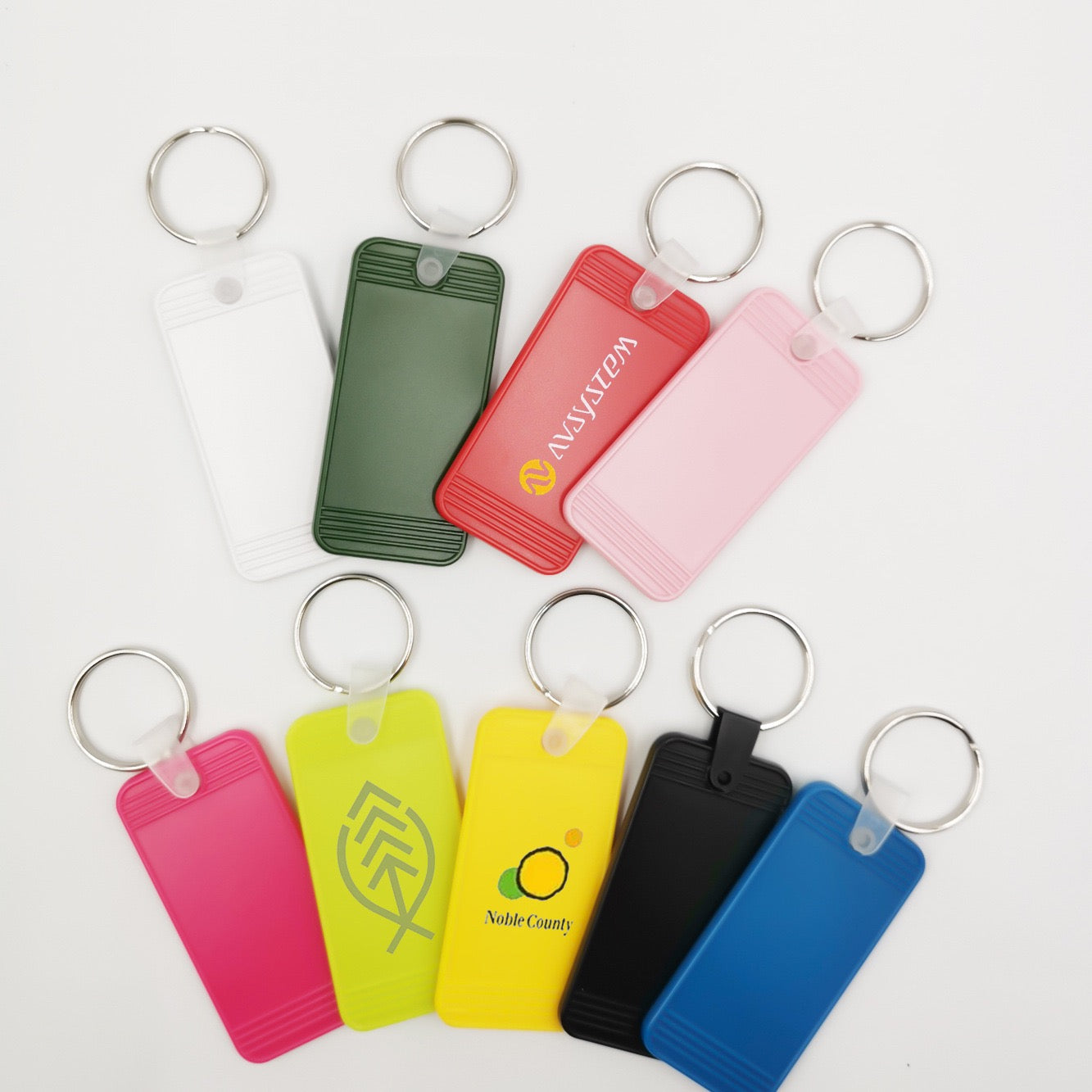 Personalised Rectangle Keyrings | Promo Corporate Gifts