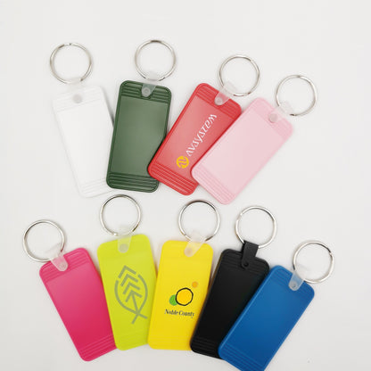 Personalised Rectangle Keyrings | Promo Corporate Gifts