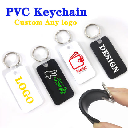 Personalised Rectangle Keyrings | Promo Corporate Gifts