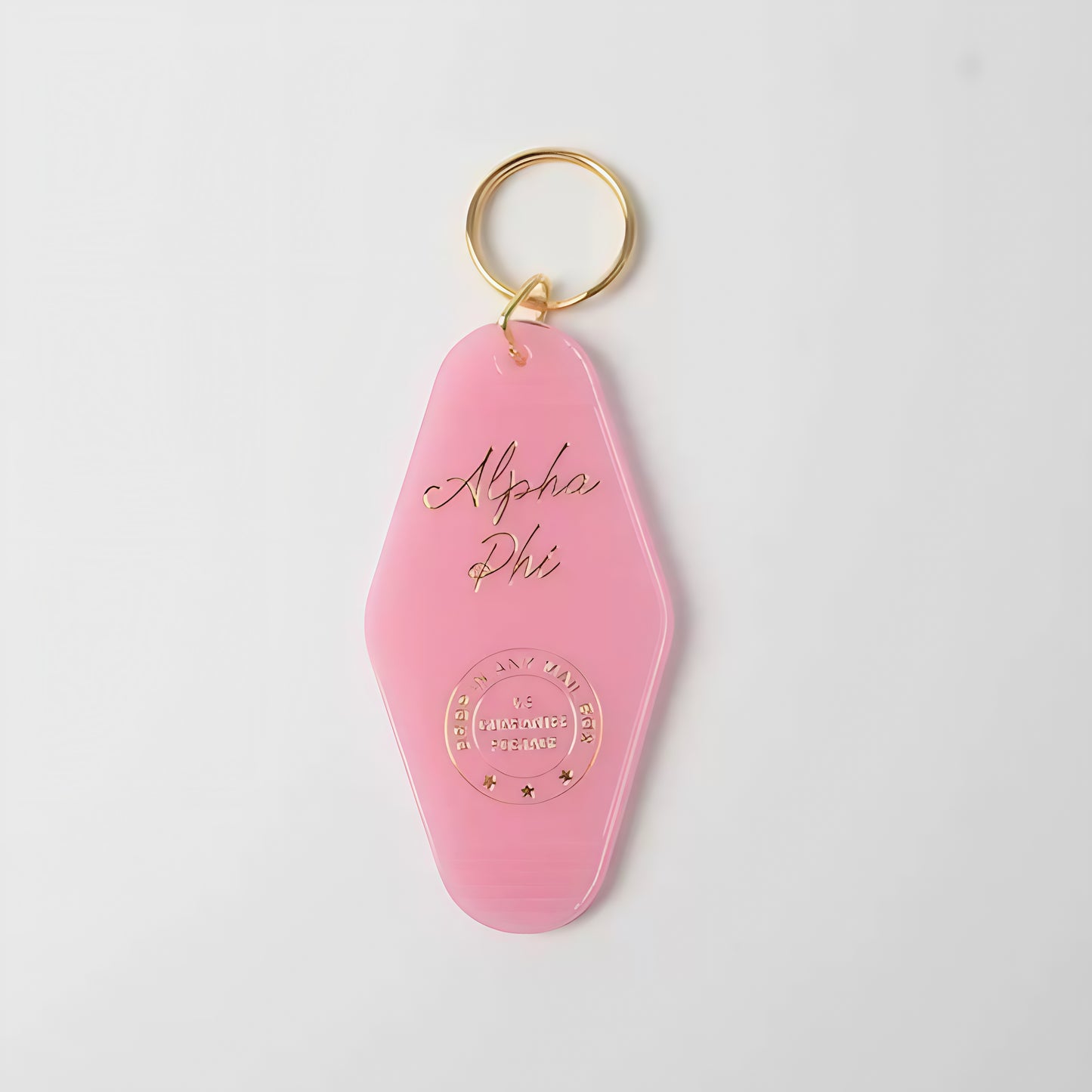 Customized Laser Engraved Keychain | Gold Foil Keyrings | Promotional Products