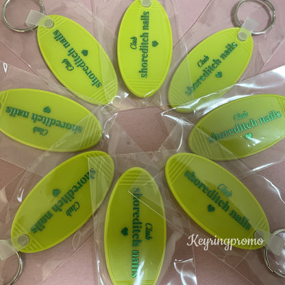 Custom Oval Keyrings | 2025 Personalised Key ring