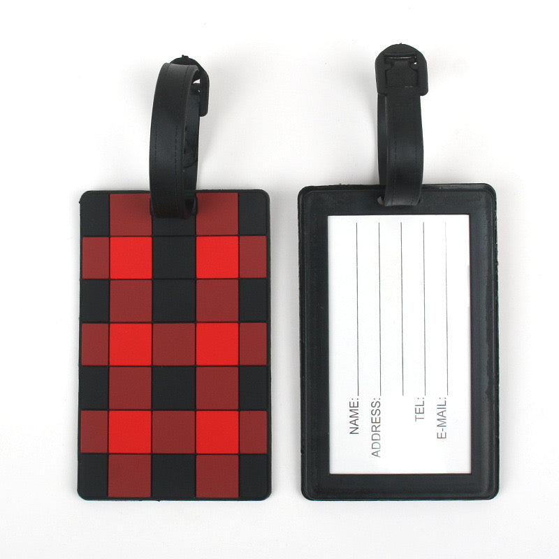 Multiple Colors Aluminum Alloy Luggage Tag Metal Luggage Tag Customized Boarding Pass Airlines Luggage