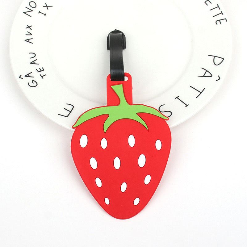 Creative Cartoon Style PVC Luggage Tags Cute 'Not Your Bag' Portable Travel Name Labels Accessory