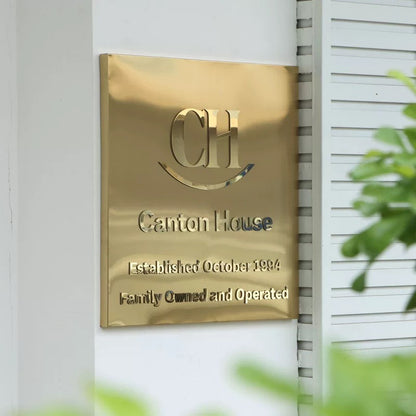 Custom Metal Stainless Sign