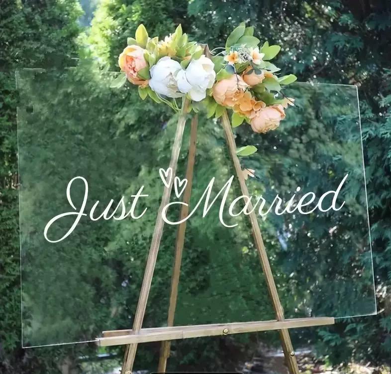Wedding Welcome Sign Colorful Acrylic Sign Birthday Wooden Sign