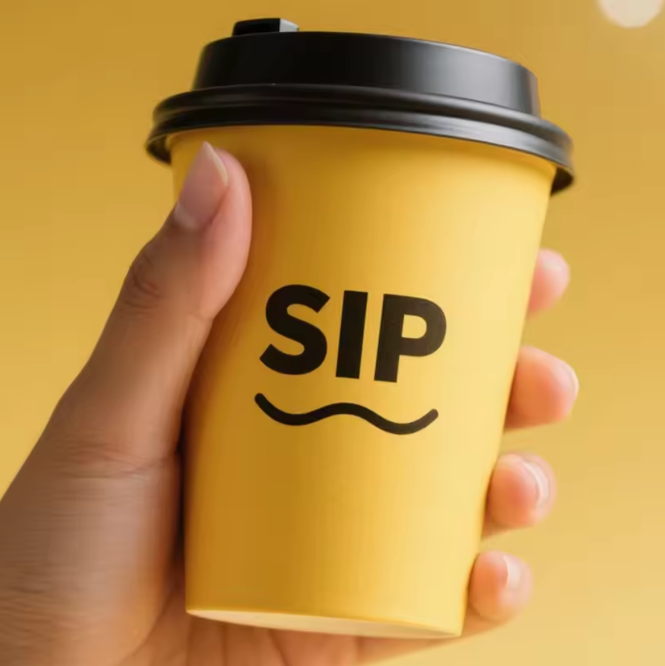 Custom Paper Cup With Lid