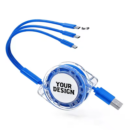 Custom 3 in 1 USB C Charger Cable | Wholesale Promotional Items