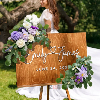 acrylic wedding signs