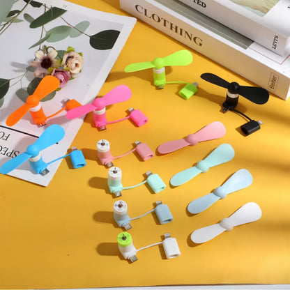 Portable Mini Programmable USB DIY Message LED Fan Custom Logo