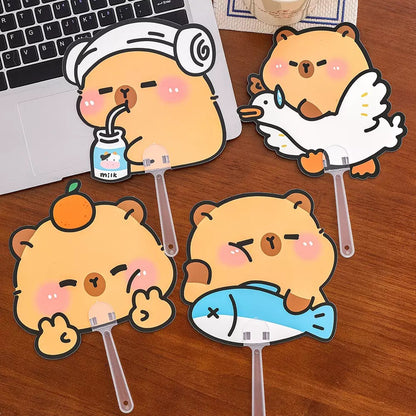 Custom PVC Handheld Fan Summer Gift Promo