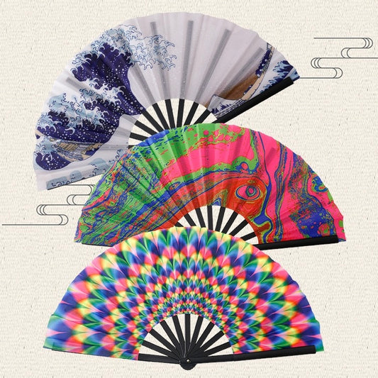 Custom Folding Handheld Fans Promo Items Summer Present