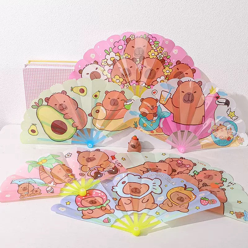 Custom Folding Handheld Fans Promo Items Summer Present