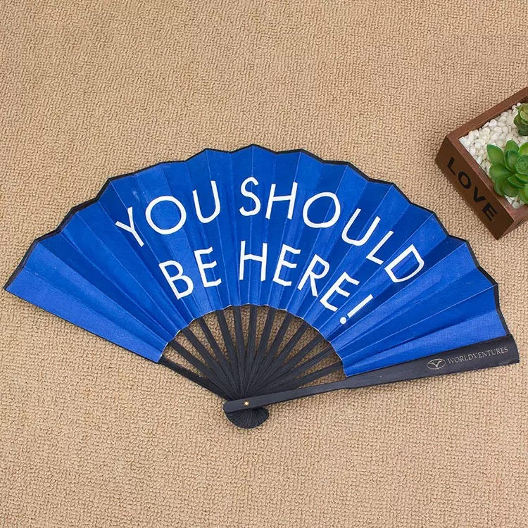 Custom Folding Handheld Fans Promo Items Summer Present