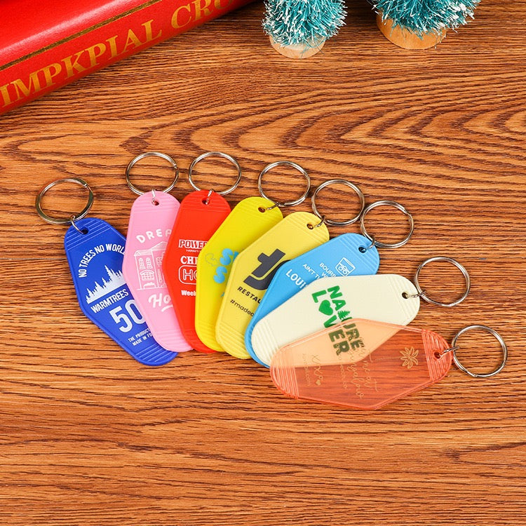 Custom Hotel Keychain | Any Logo & Design