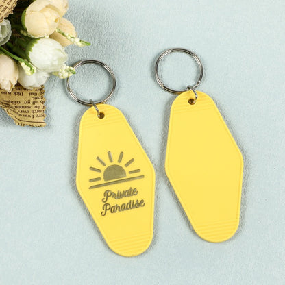 Custom Gold Engraved Key ring | Gold Foil Keychain | Diamond Keytags Promo