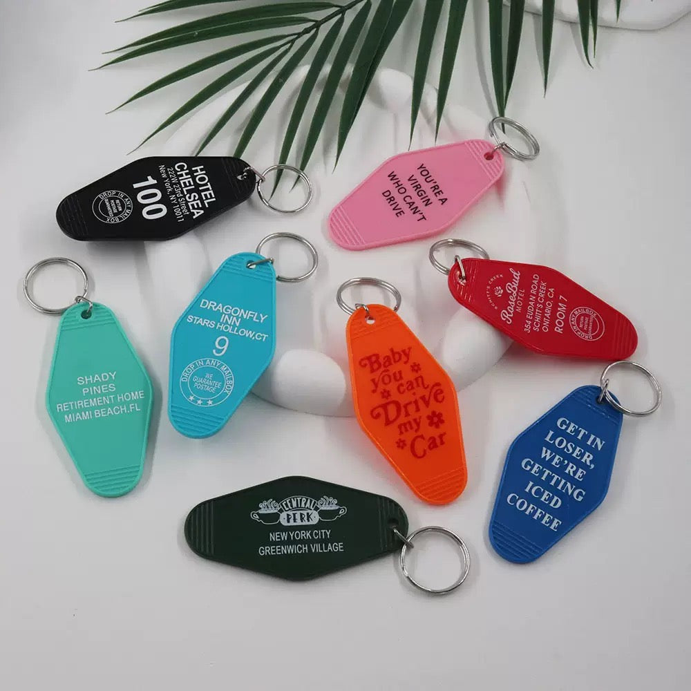 Custom Hotel Keychain | Any Logo & Design