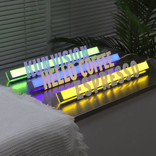 Custom Color LED Tube Signs