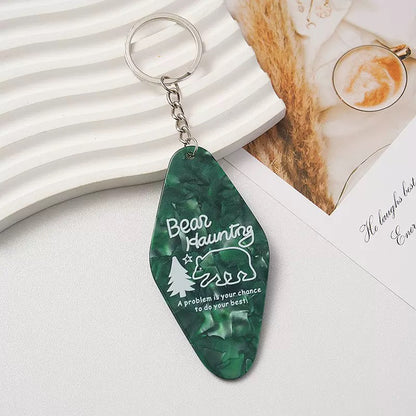 Custom Texture Keychains Any Logo/Text Anniversary GIft & Business Gifts