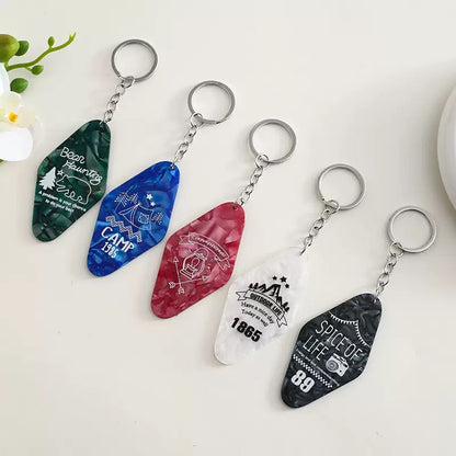 Custom Texture Keychains Any Logo/Text Anniversary GIft & Business Gifts