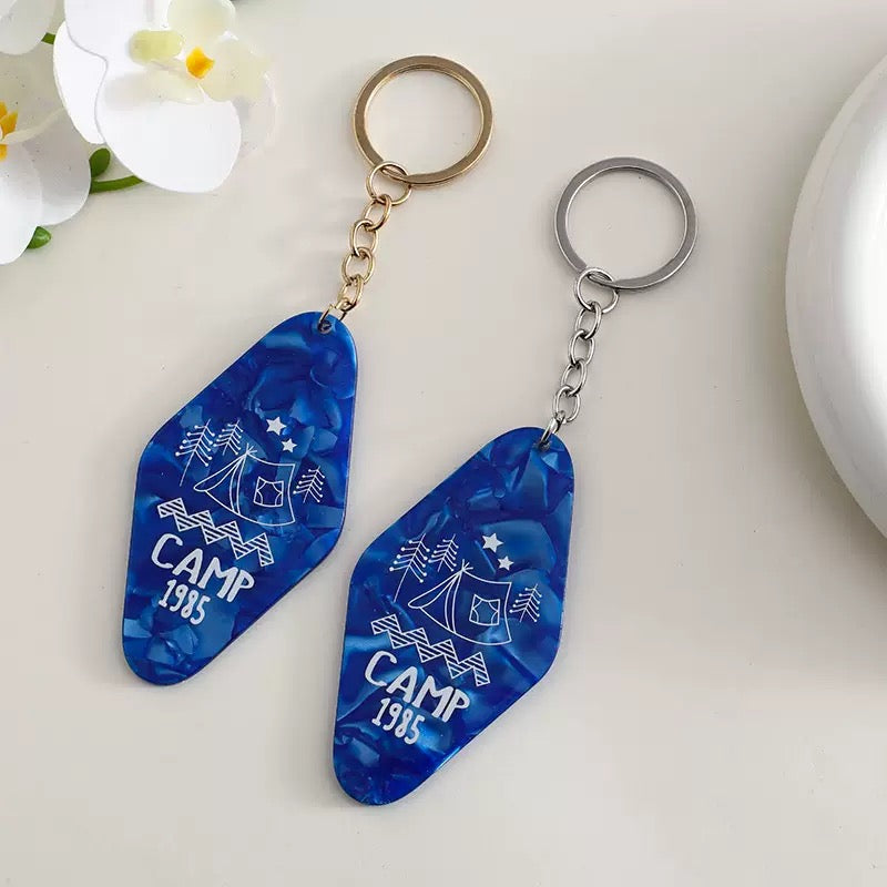 Custom Texture Keychains Any Logo/Text Anniversary GIft & Business Gifts