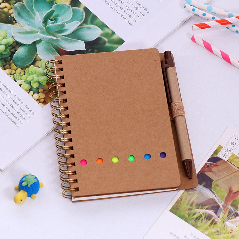 Custom Logo Notedbooks With Pen