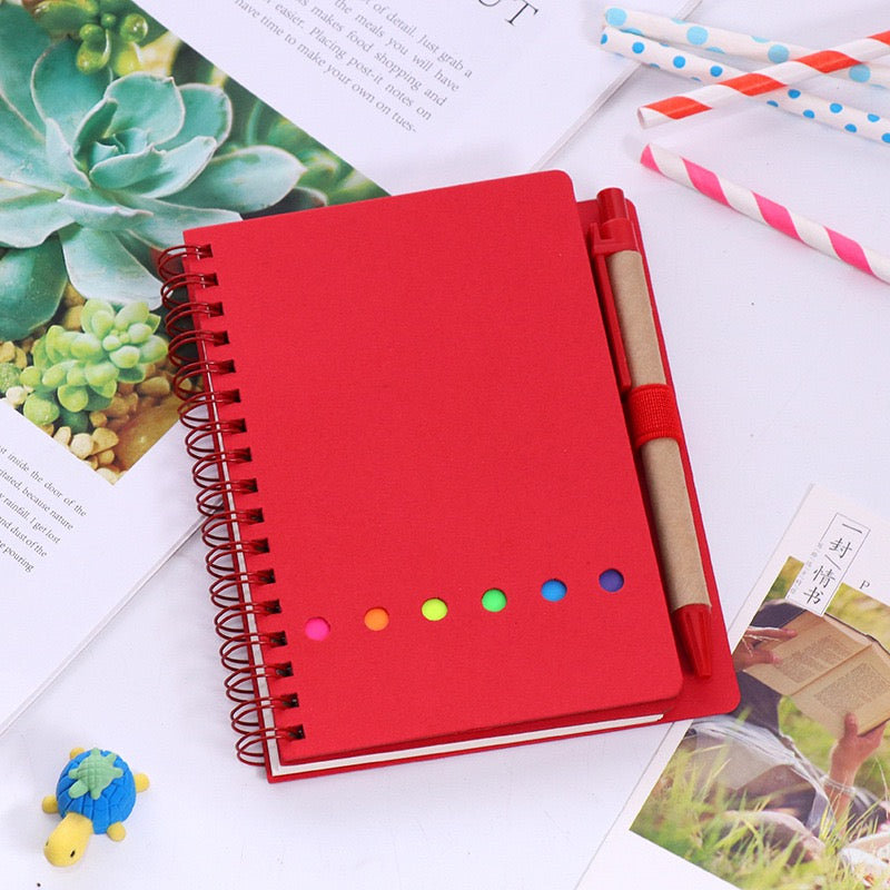Custom Logo Notedbooks With Pen