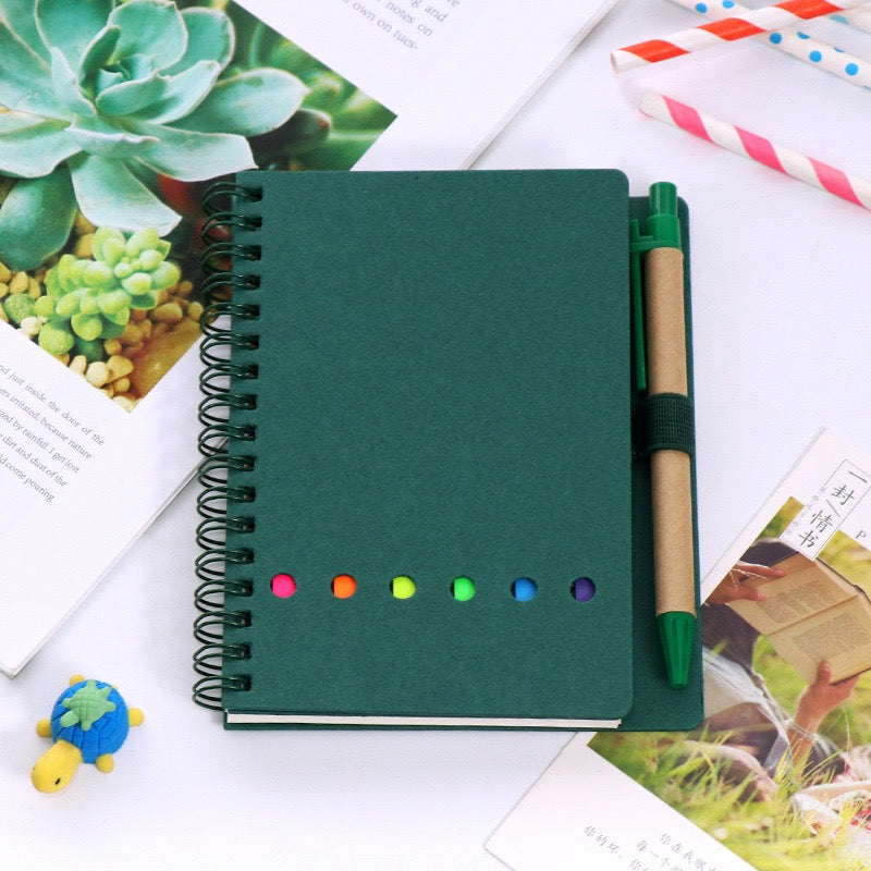 Custom Logo Notedbooks With Pen