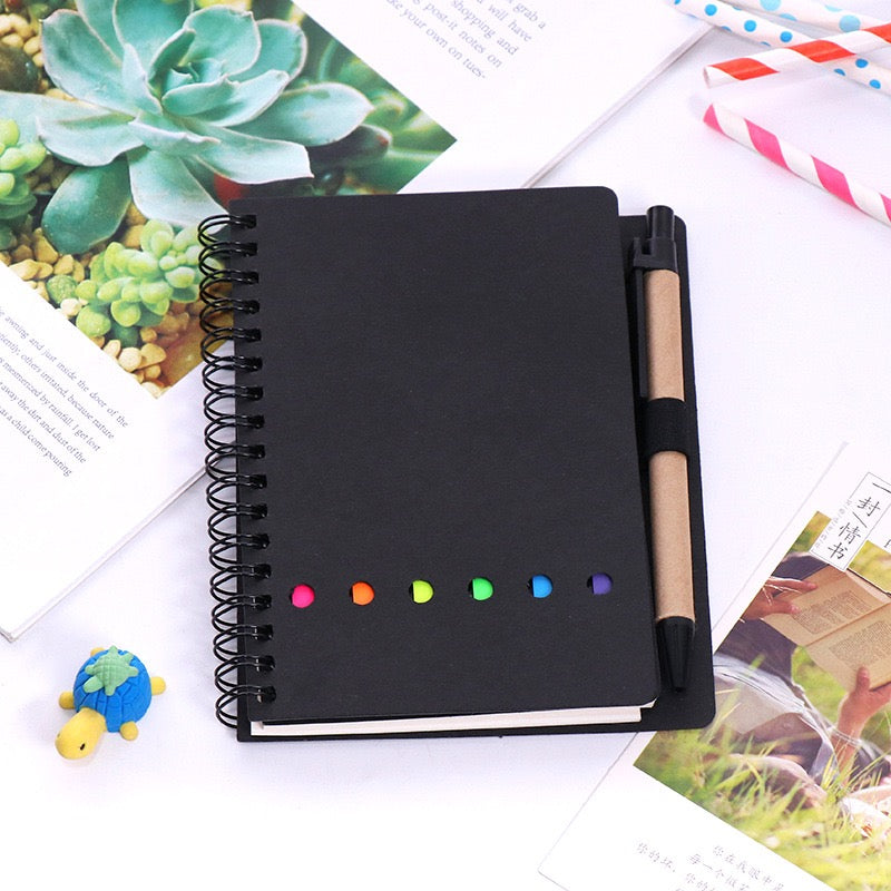 Custom Logo Notedbooks With Pen