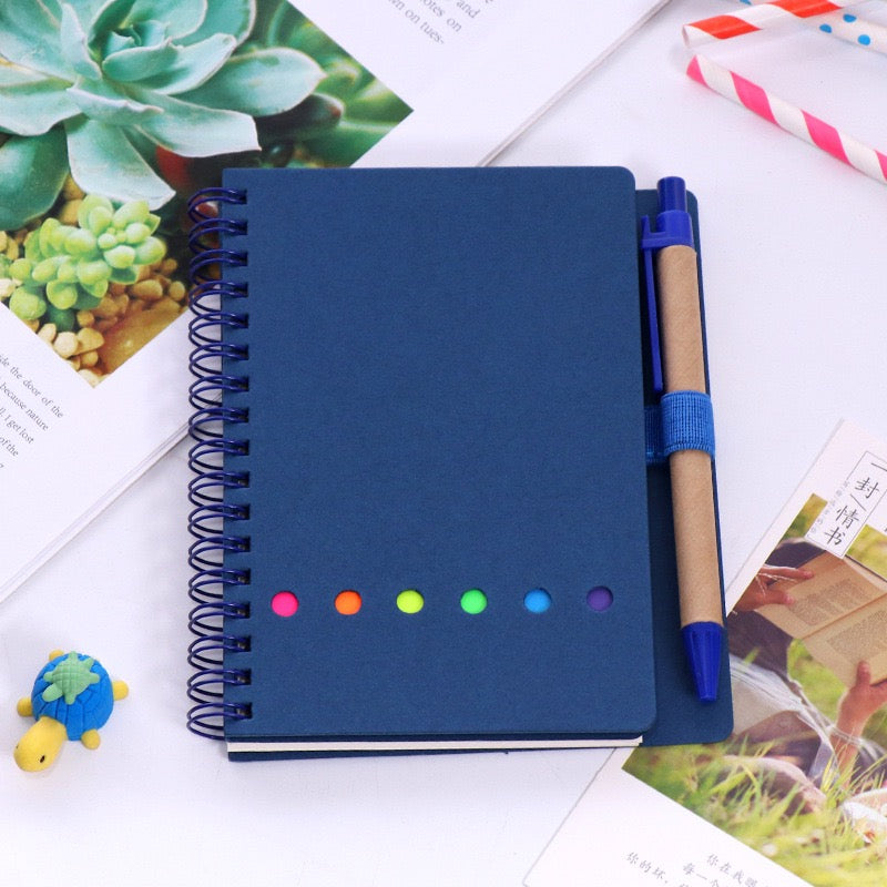 Custom Logo Notedbooks With Pen