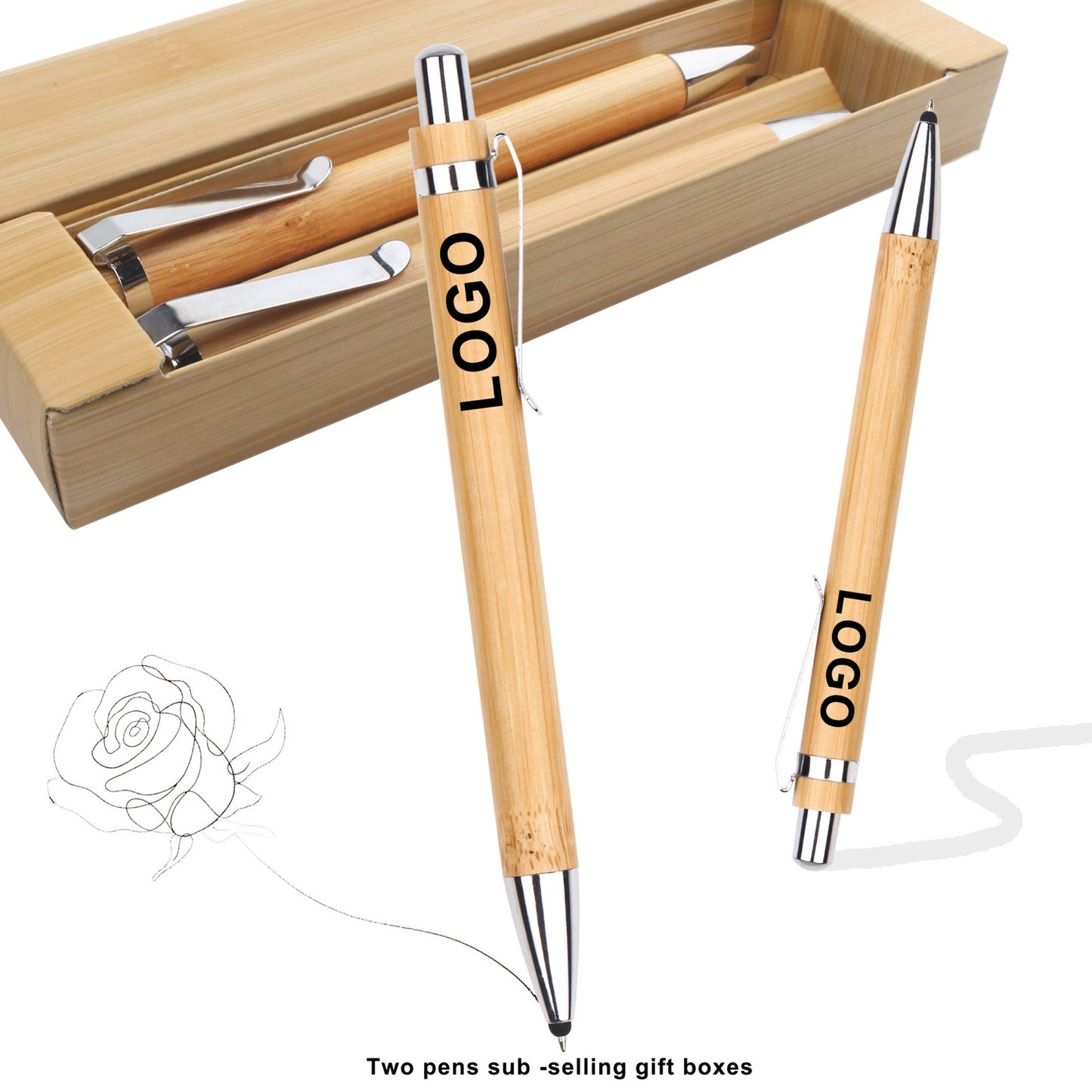 Custom Bamboo Pens Promotional Gifts
