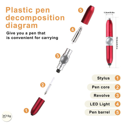 Custom Plastic Pen Decomposition Diagram