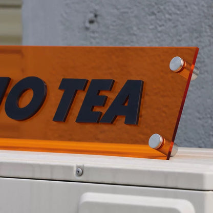Custom Rectangle Acrylic Logo Sign