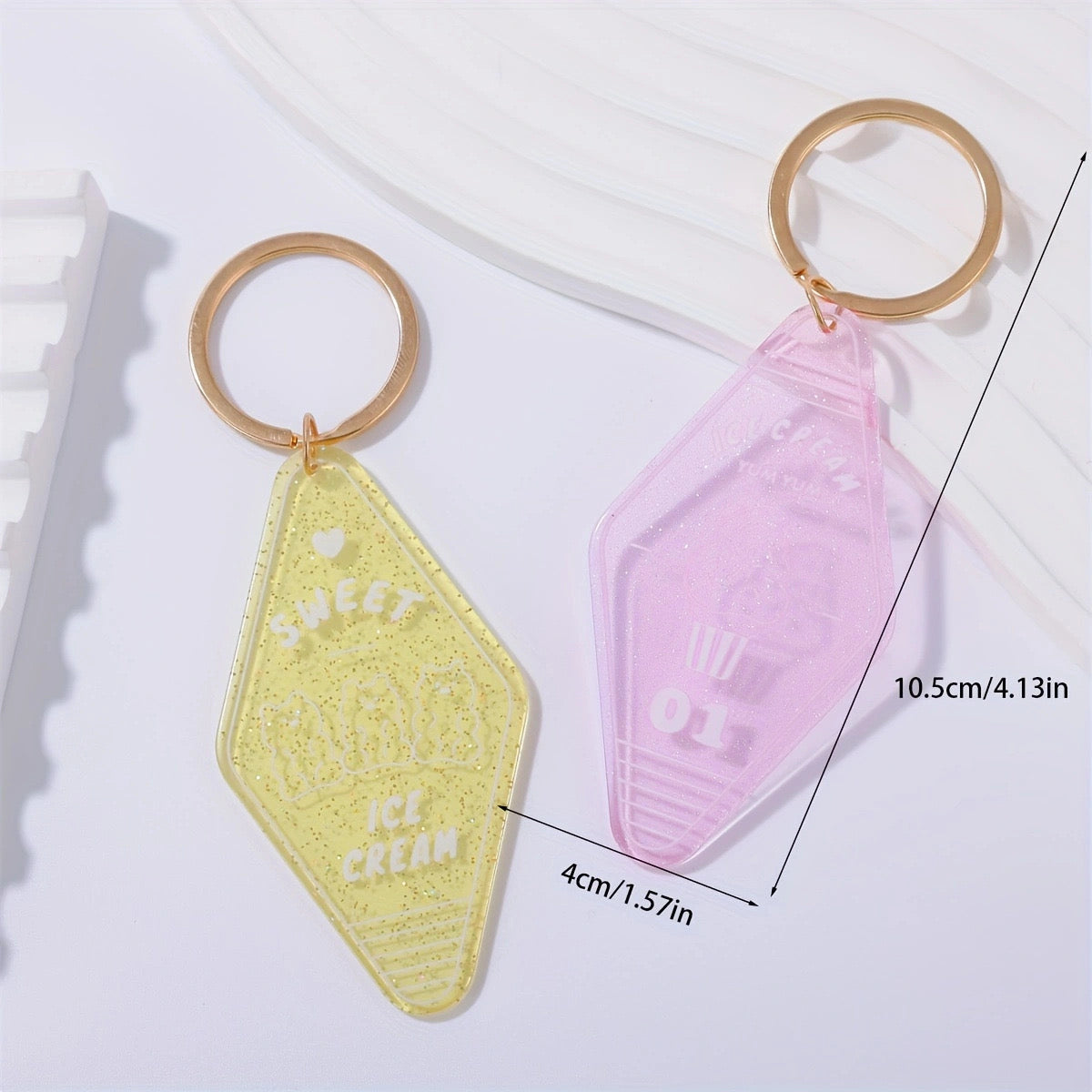 Custom Hotel Keyrings Motel Keychains Business Promotional Gift Wedding Gift
