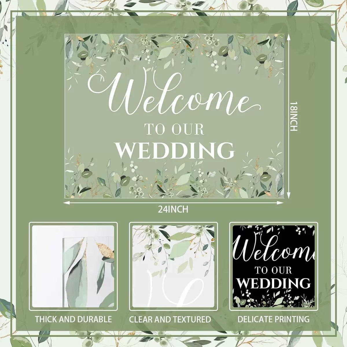 wedding sign